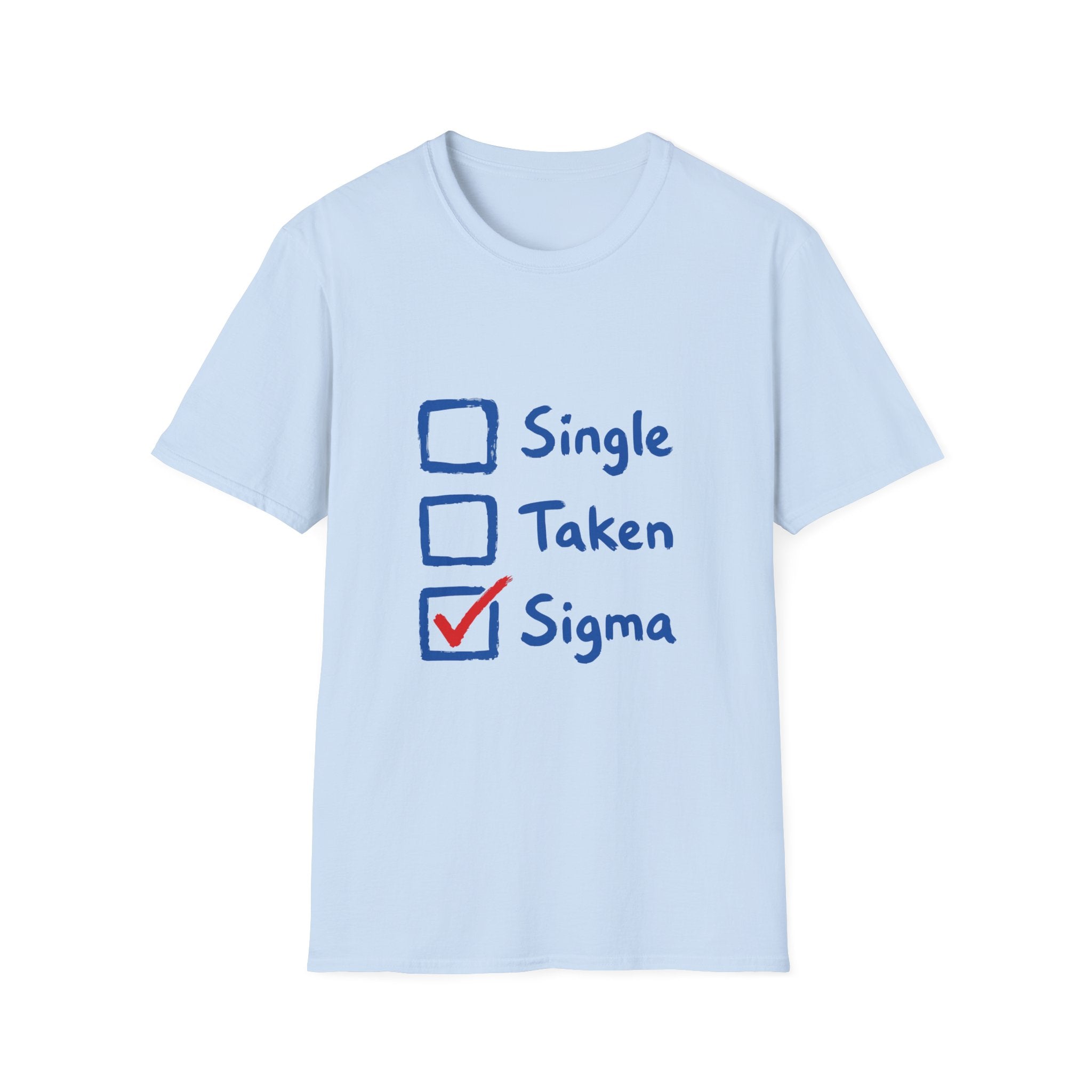 Sigma Checkbox T-Shirt — Funny Sigma Graphic Tee