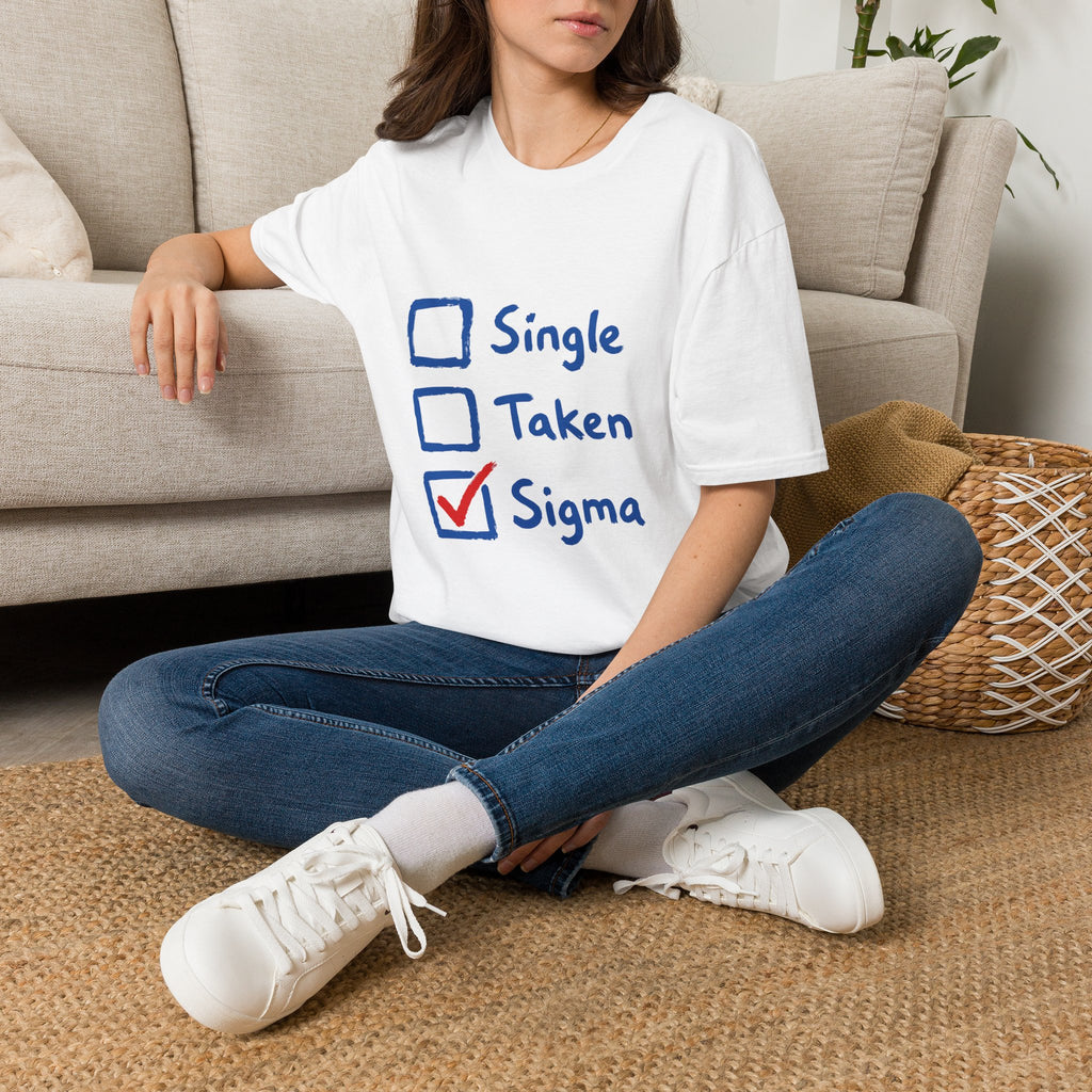 Sigma Checkbox T-Shirt — Funny Sigma Graphic Tee