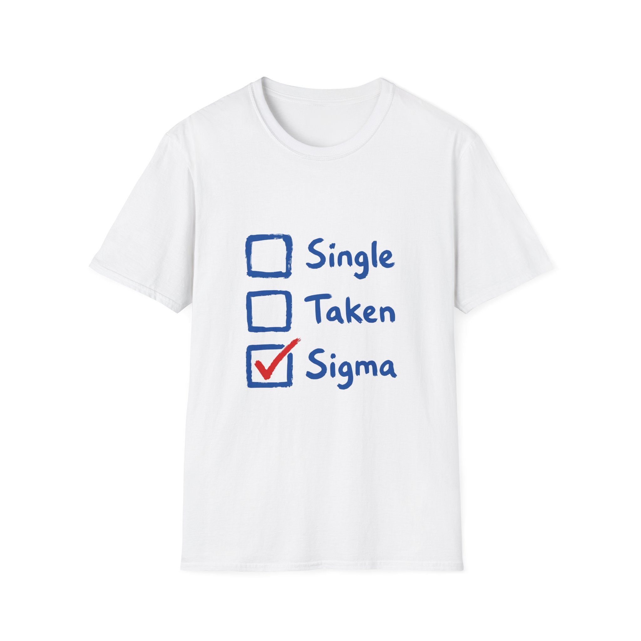 Sigma Checkbox T-Shirt — Funny Sigma Graphic Tee