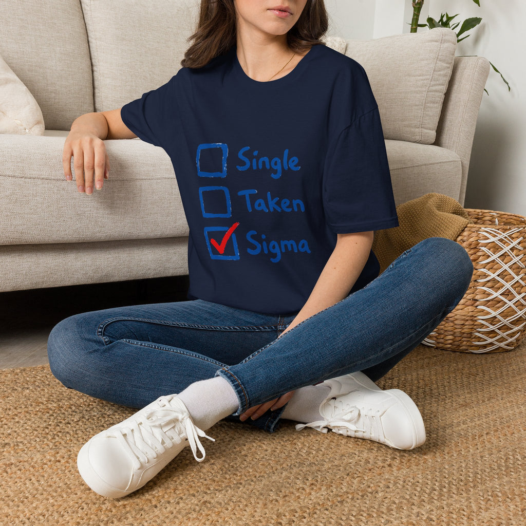 Sigma Checkbox T-Shirt — Funny Sigma Graphic Tee