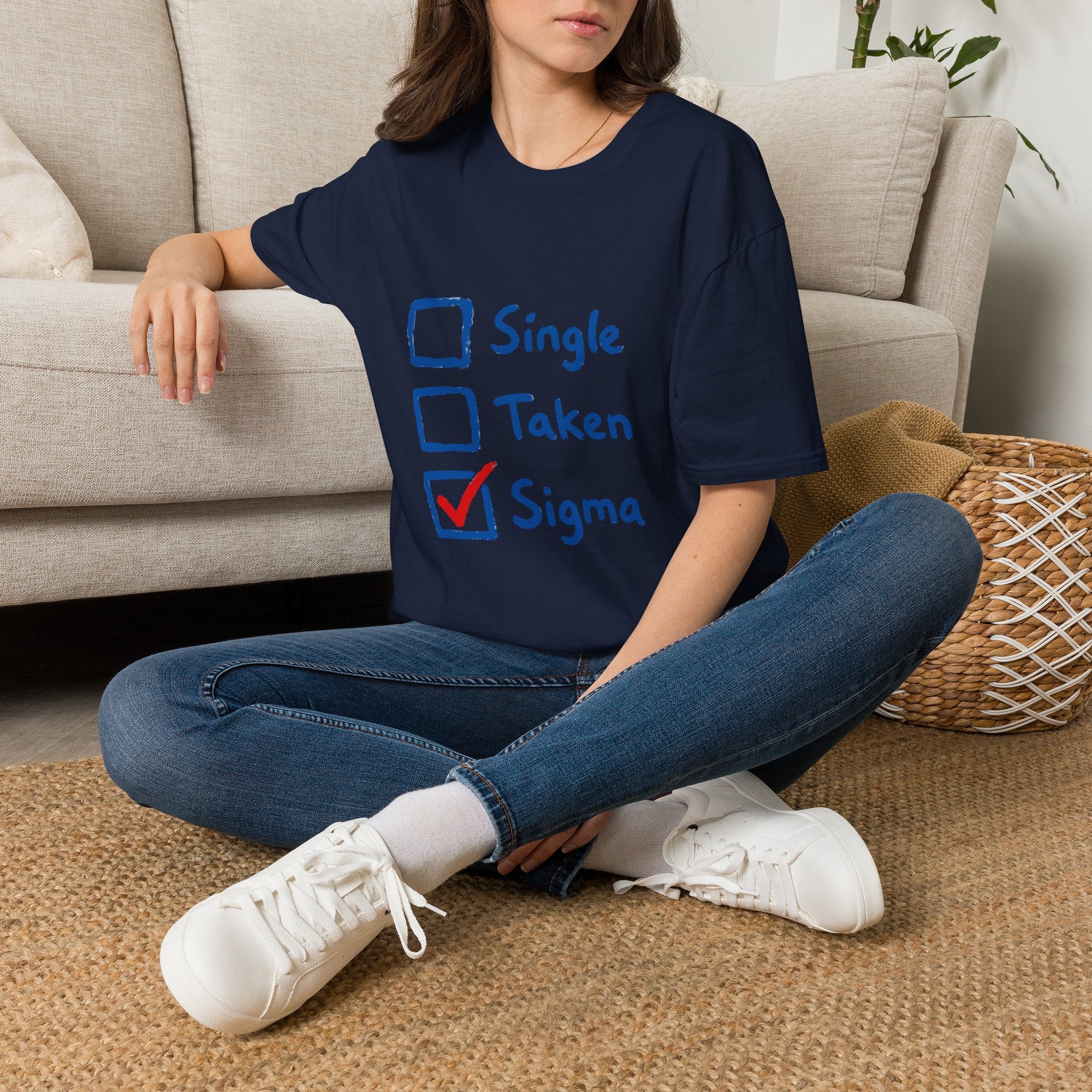 Sigma Checkbox T-Shirt — Funny Sigma Graphic Tee