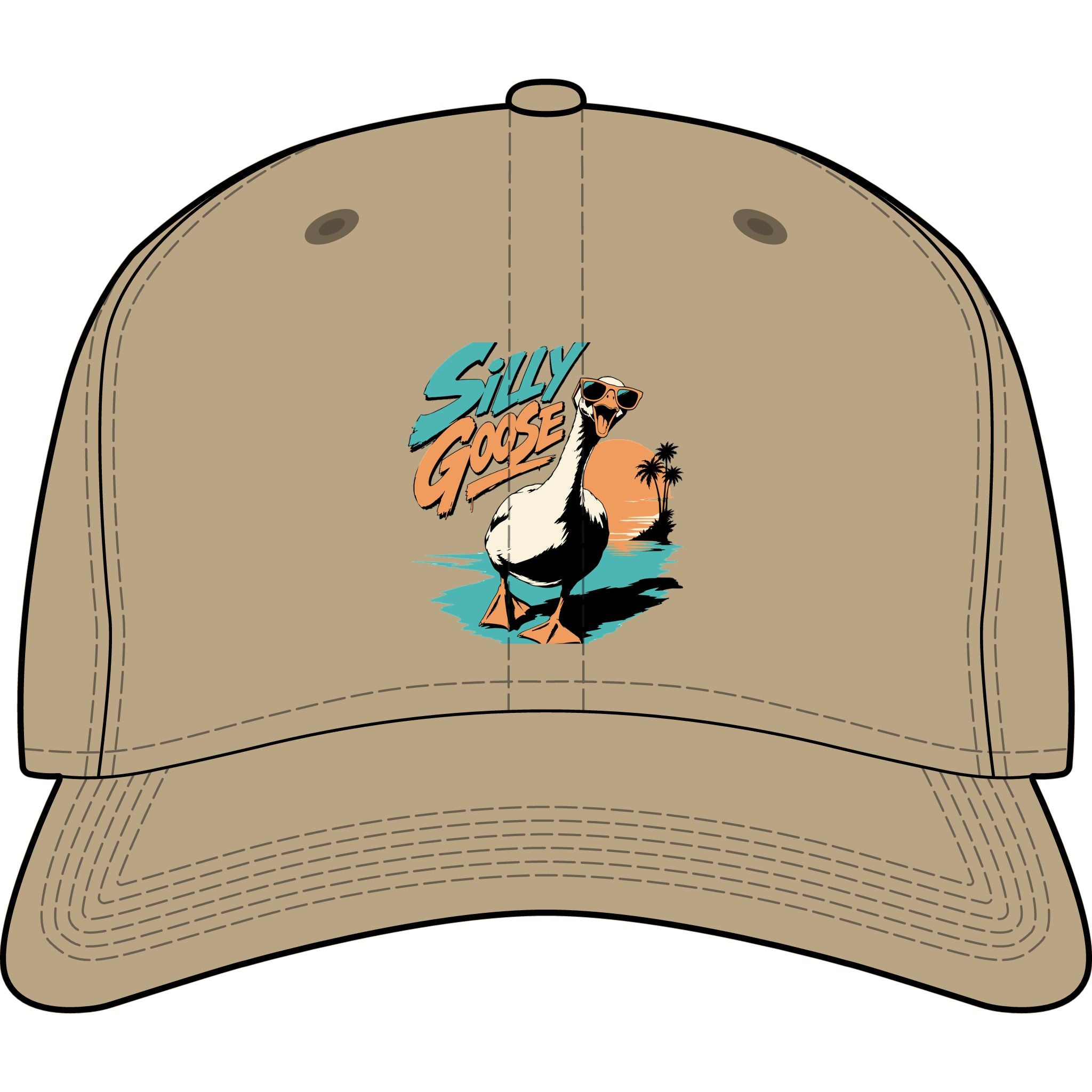 Silly Goose Retro Beach Cap