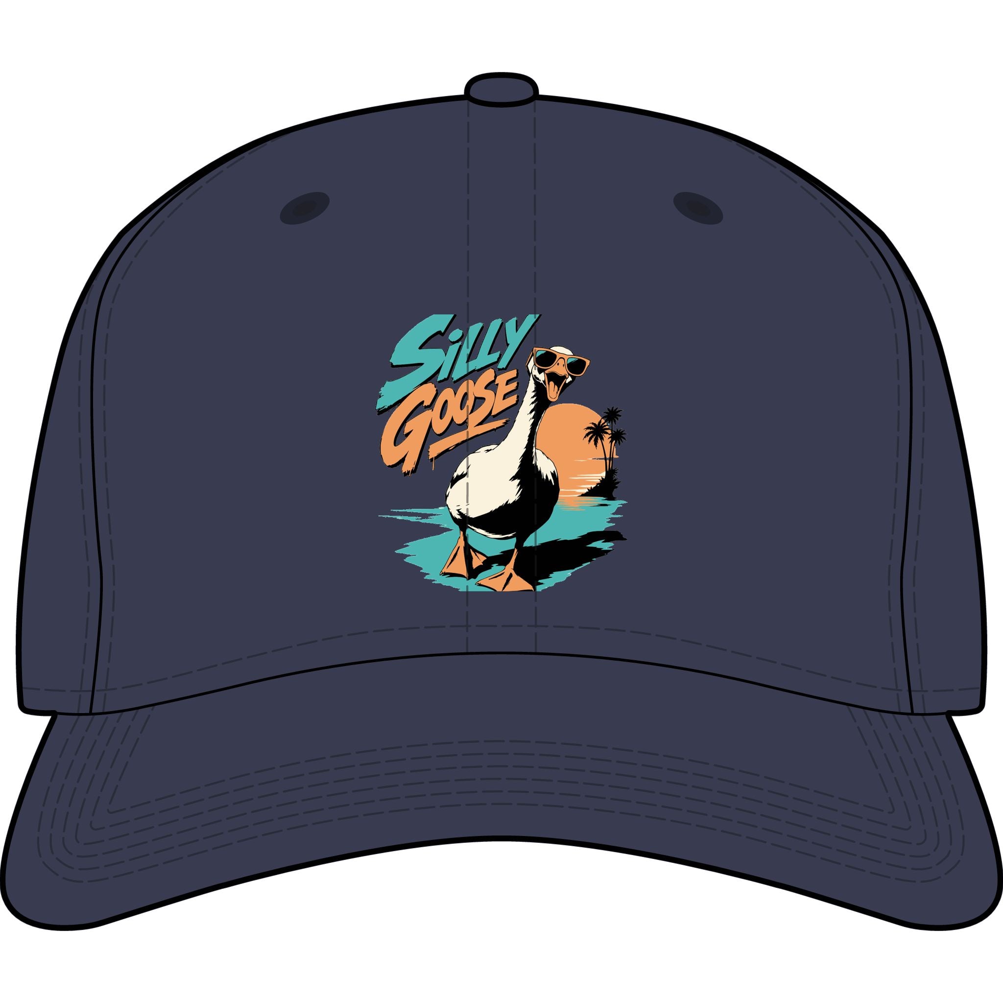Silly Goose Retro Beach Cap