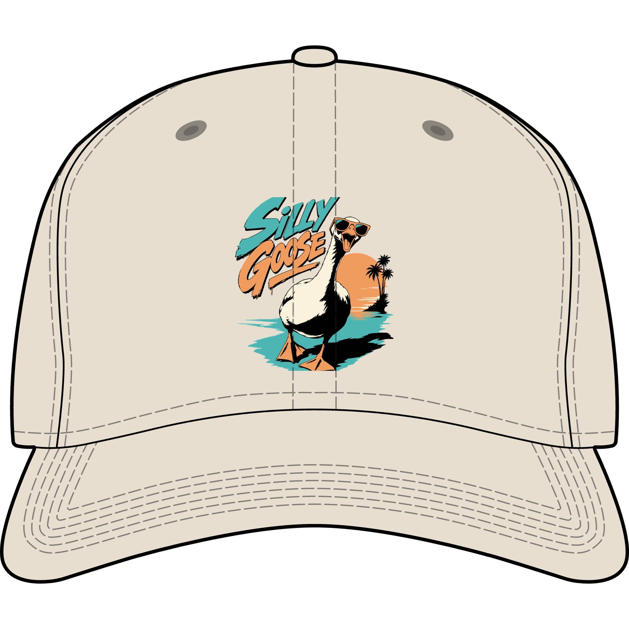 Silly Goose Retro Beach Cap