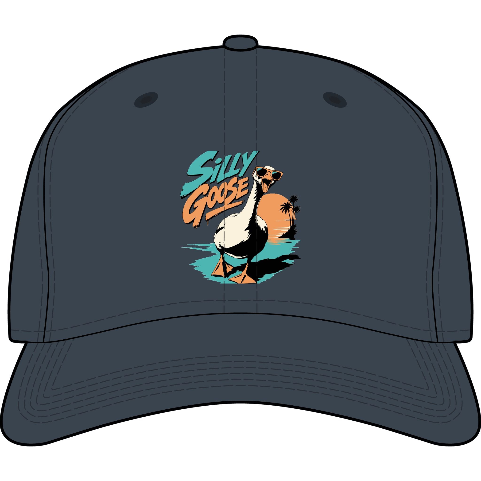 Silly Goose Retro Beach Cap