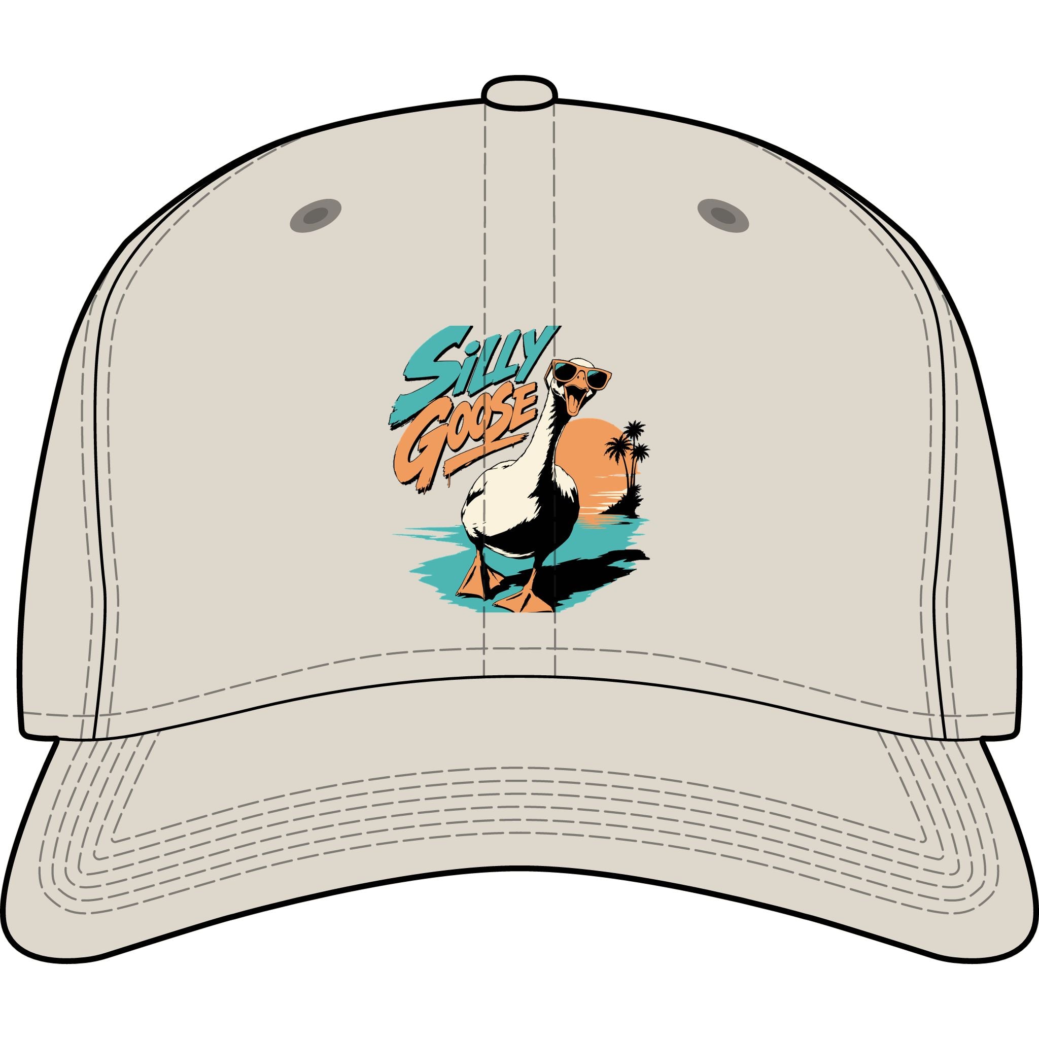Silly Goose Retro Beach Cap