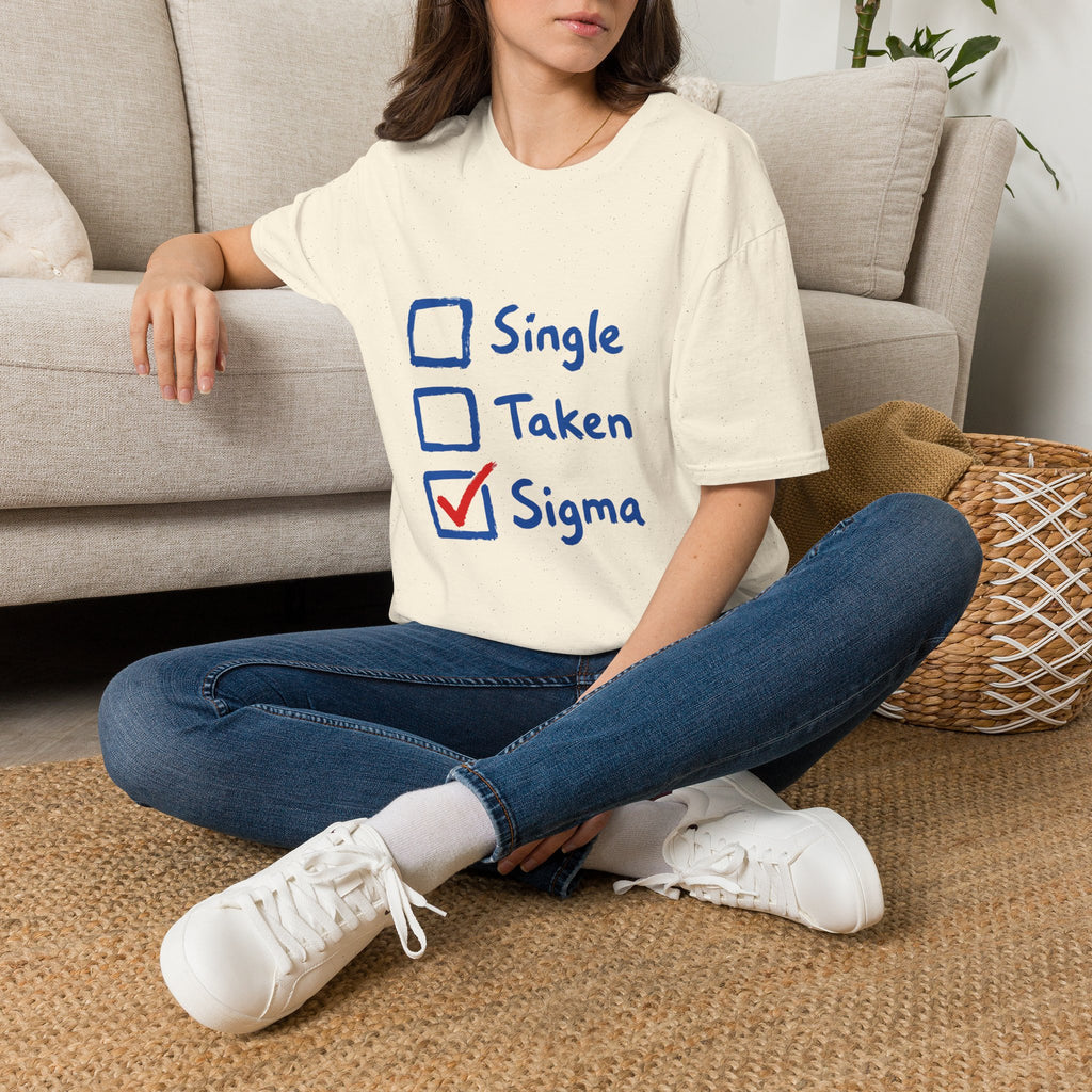 Sigma Checkbox T-Shirt — Funny Sigma Graphic Tee