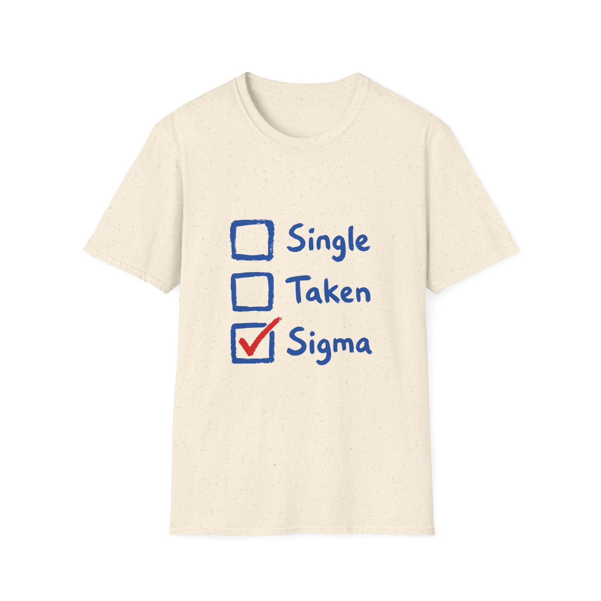 Sigma Checkbox T-Shirt — Funny Sigma Graphic Tee