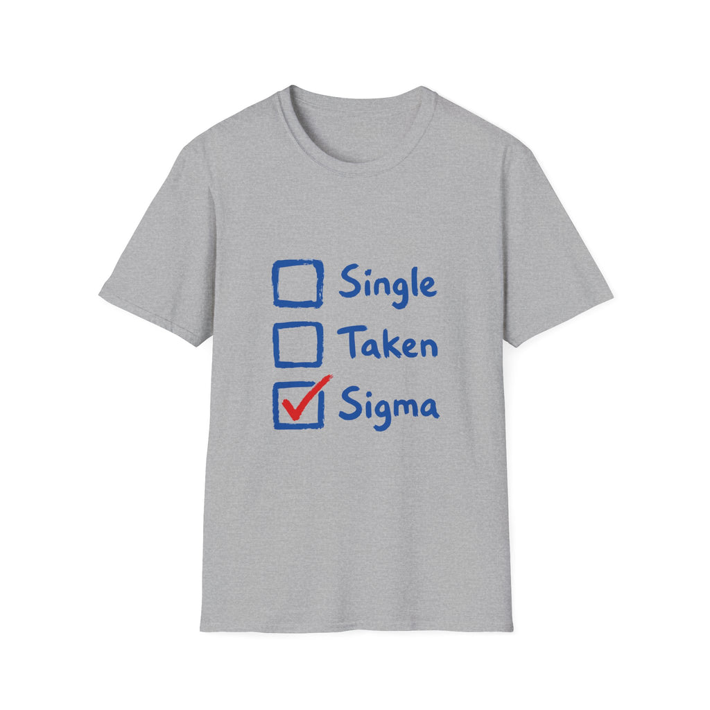 Sigma Checkbox T-Shirt — Funny Sigma Graphic Tee
