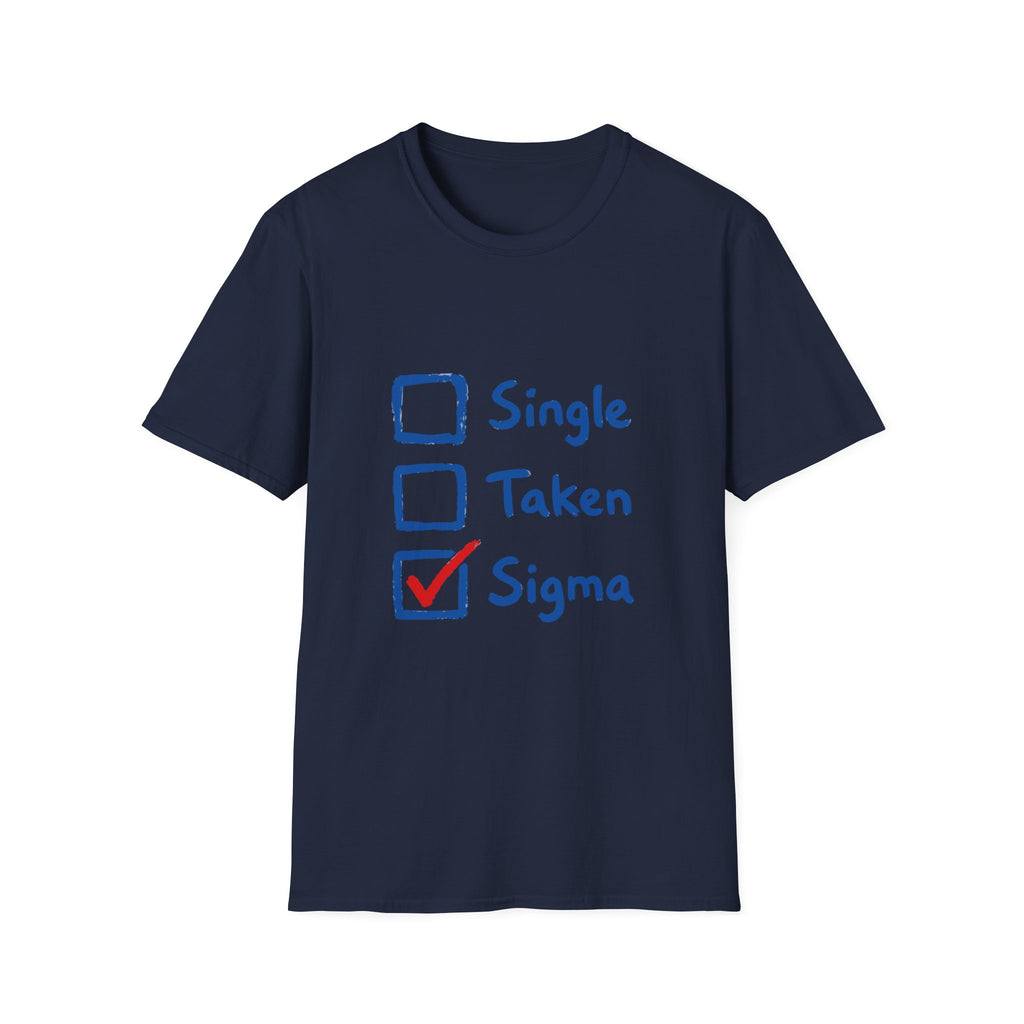 Sigma Checkbox T-Shirt — Funny Sigma Graphic Tee