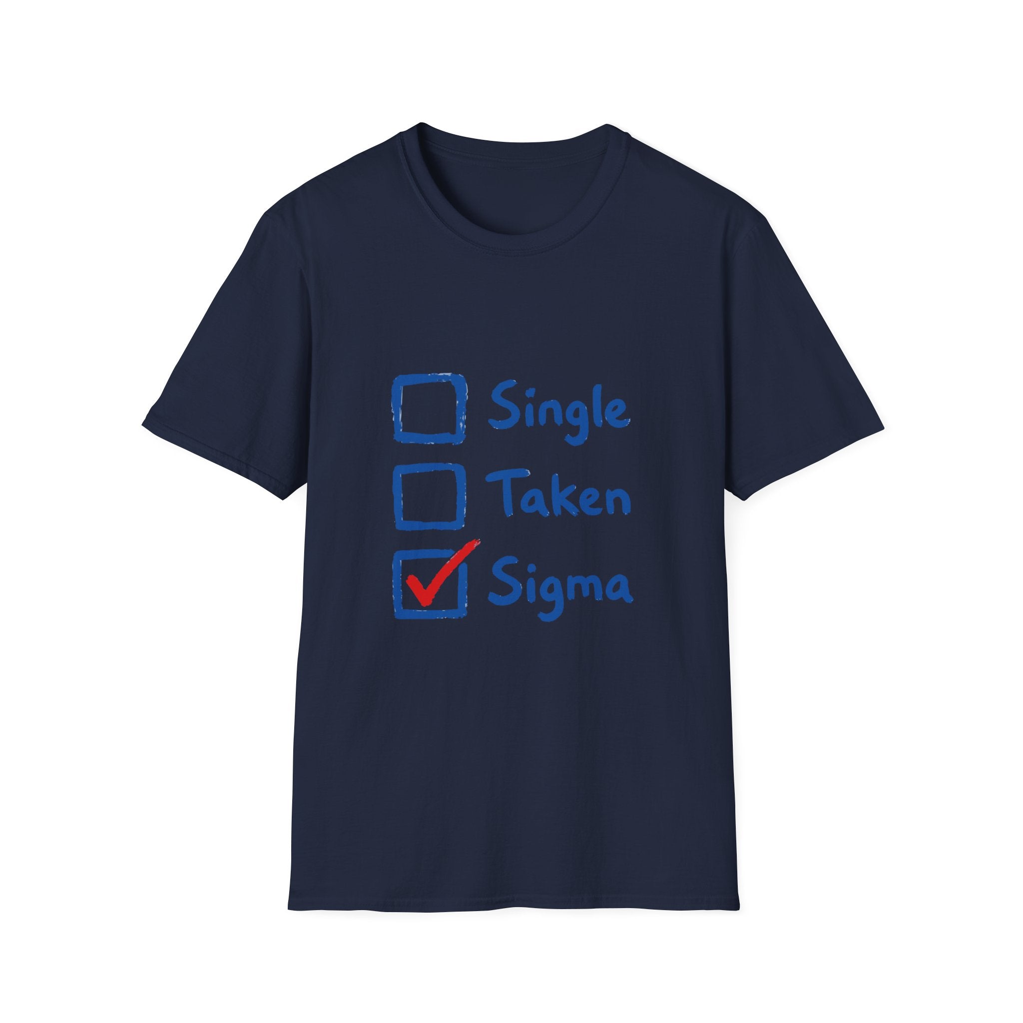 Sigma Checkbox T-Shirt — Funny Sigma Graphic Tee